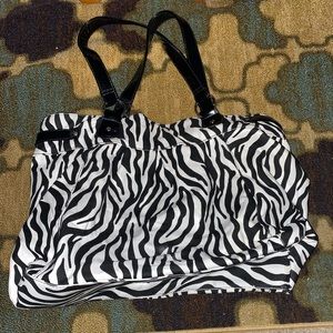Zebra print purse